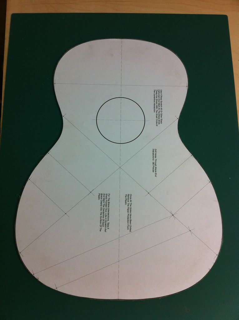 Printable Cut Out Guitar Template Printable Templates